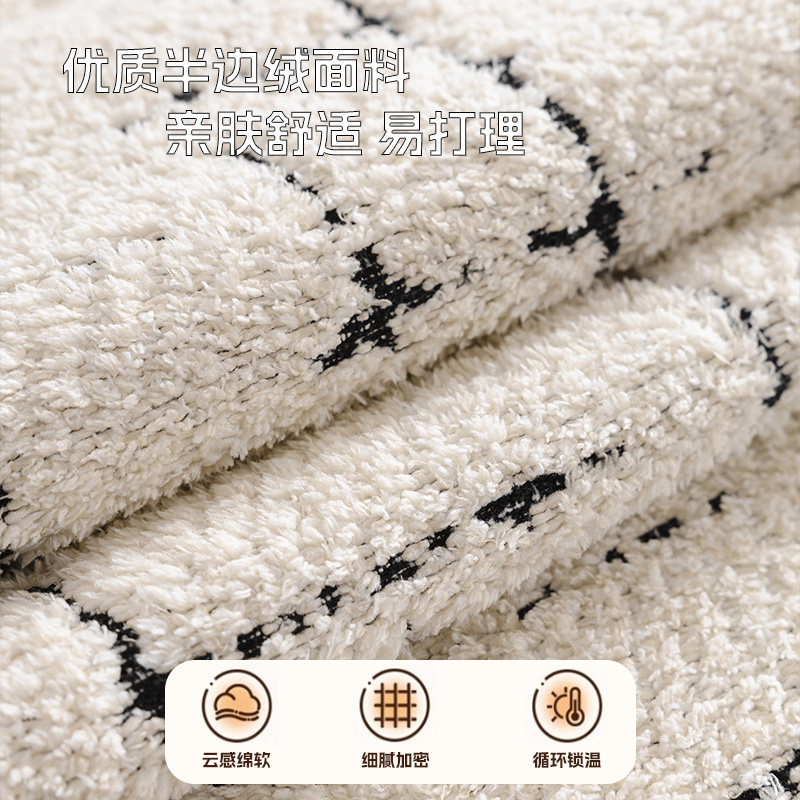 毛绒异形沙发垫2024秋新款四季通用坐垫轻奢高级沙发套罩全包盖巾