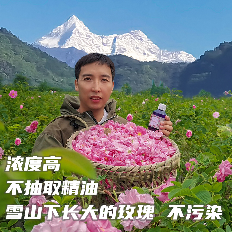 【2瓶39元】丸蔻大马士革玫瑰纯露补水天然玫瑰水精油官网旗舰店