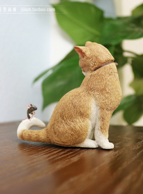吉佳美yfa厂家直销仿真猫咪摆件