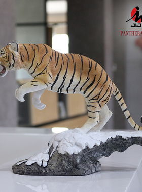 YFA模玩东北虎模型老虎艺术摆件