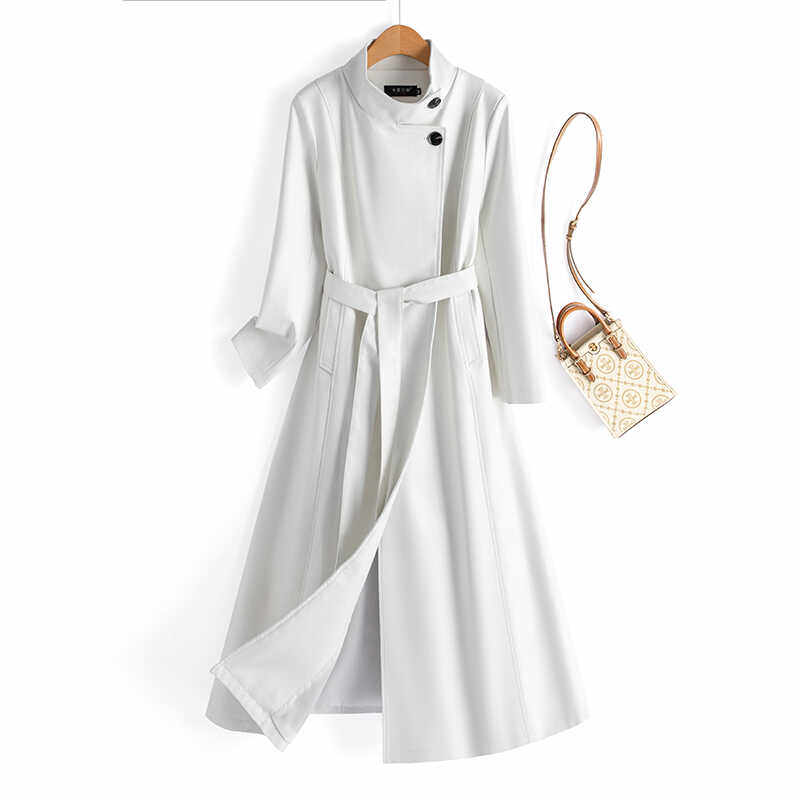 真皮皮衣女绵羊皮中长款修身显瘦2024新款海宁高端气质皮风衣外套,淘宝优惠券,粉丝福利购,淘宝优惠卷