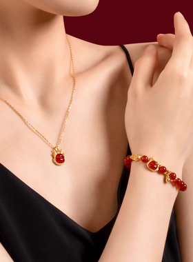 2026马年高级感福运神龙手链项链