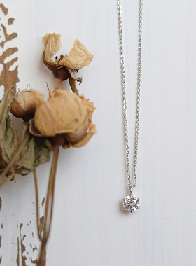 闪闪莫桑钻锁骨链精致简约韩版