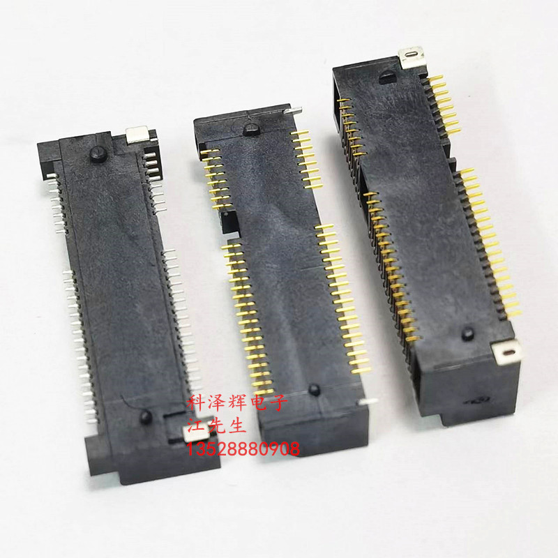 MINI PCIE MINIPCIE插座 52P接插件连接器插槽 PCI-E插座 52P卡座 - 图1