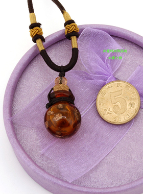 简约风小圆球葫芦空心金沙琉璃