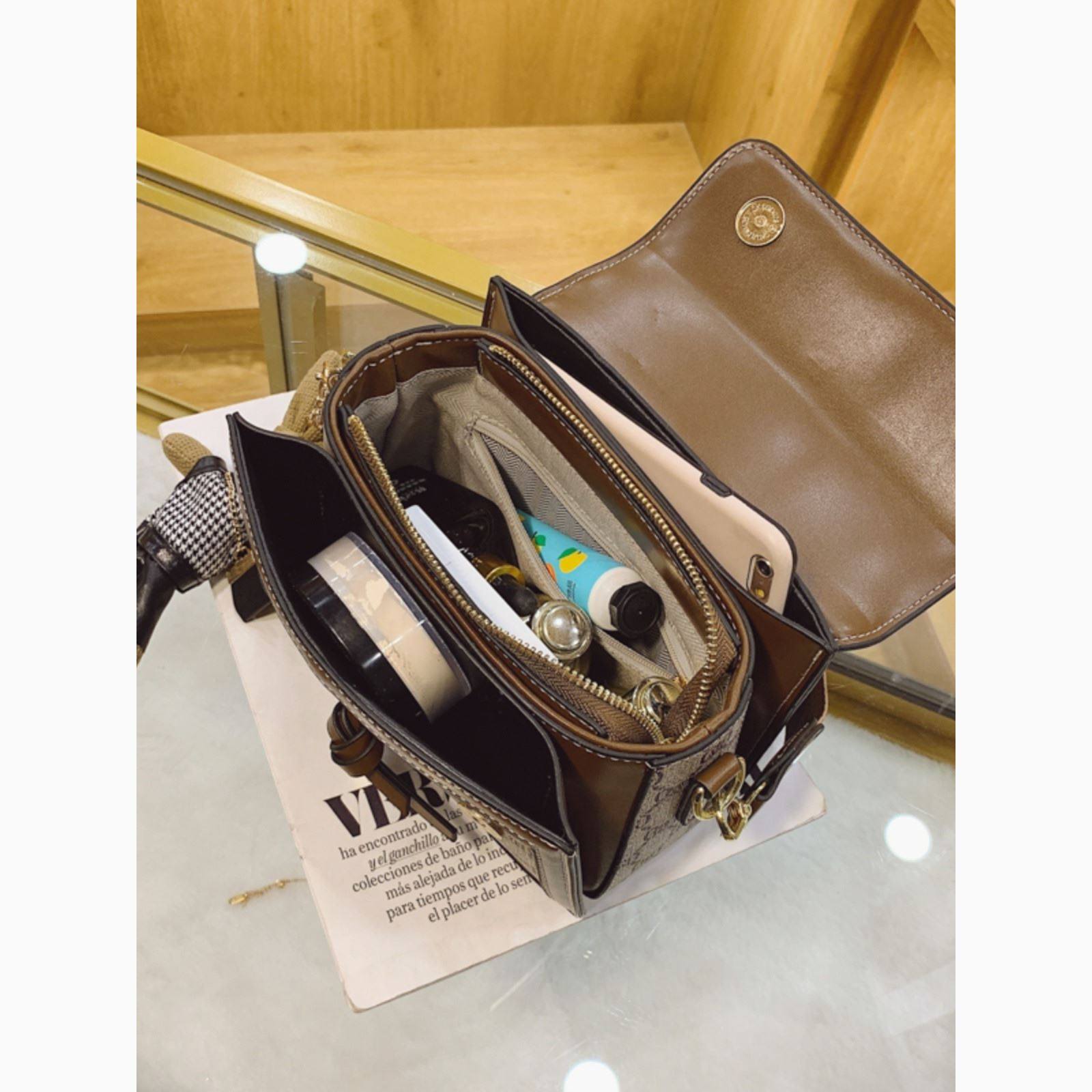 Clean Knоck网红小包包女2026新款时尚复古宽带小方包单肩斜挎包,淘宝优惠券,粉丝福利购,淘宝优惠卷