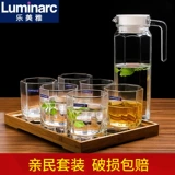 Le Meiya Home Glass Cup Milk Cup Sup Plonds Water Darum Transparent Living Room Heat -Устойчивый чашка 6