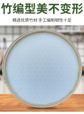 带布款式簸箕顶峰竹艺容易上手