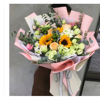 天津同城鲜花配送情人节母亲节33支玫瑰花束情人节女朋友闺蜜生日