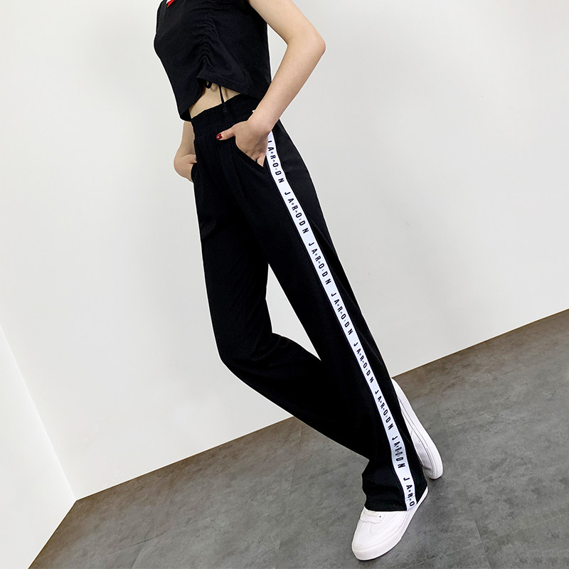 宽松2020秋冬新款显瘦阔腿裤运动裤 missdaisy休闲裤