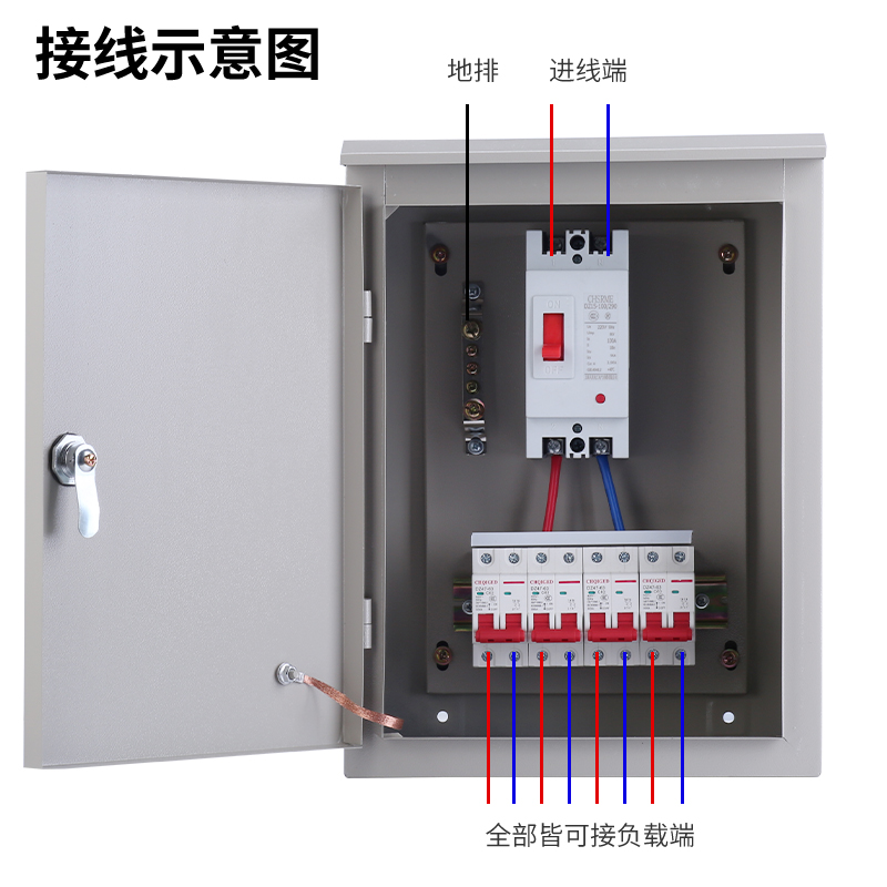 家用电箱配电箱家用成品明装户内基业箱成套室外户外防水220V电箱