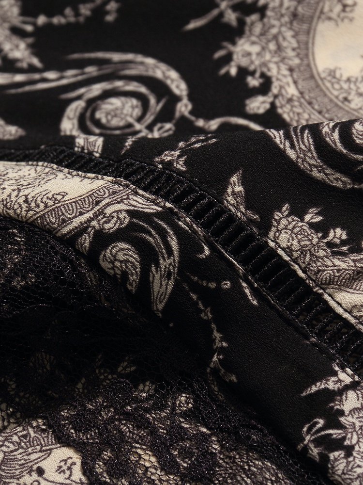 印花女外穿秋装2020流行韩版衬衫 依源色衬衫