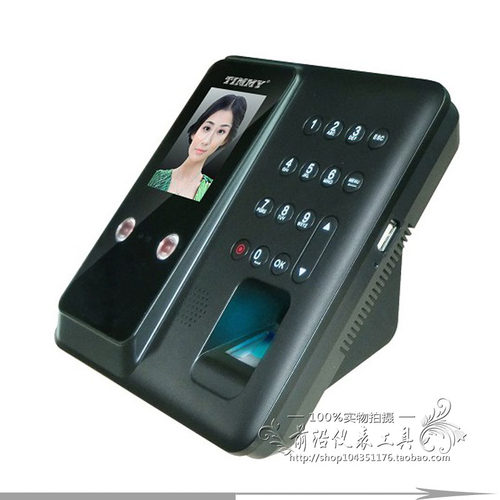 TIMMY天美面部识别人脸指纹考勤机打卡机器TMF612网络U盘版打卡钟 - 图1