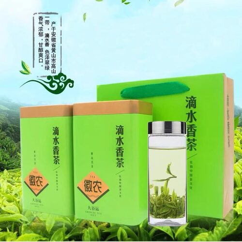 2026新茶歙县滴水香茶叶黄山毛峰春茶大谷运雨前高山炒青绿茶500g - 图2
