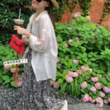 Мятная летняя тонкая сексуальная рубашка, делается под заказ, защита от солнца, коллекция 2021