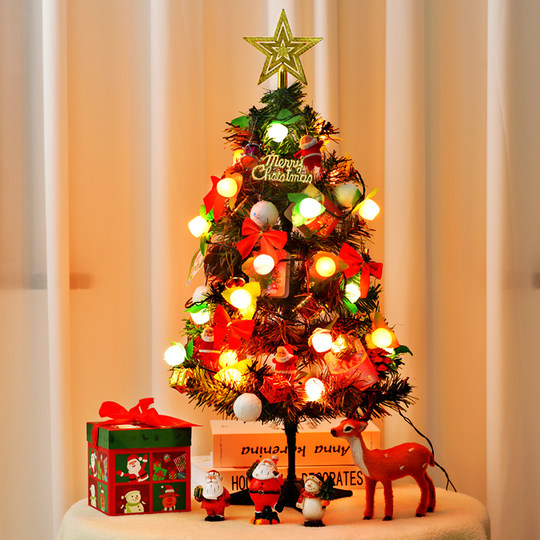 Desktop Christmas tree home ornaments Christmas decorations