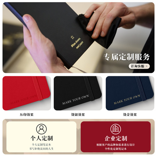 【经典硬面 新色上市】Moleskine 笔记本本子经典硬面大型日程记事手账本本商务会议读书笔记魔力斯奇那 - 图1