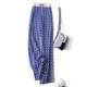 ແມ່ຍິງຄົນອັບເດດ: ແອວສູງ Pants Casual Pants Contrast Color Straight leg wide leg pants