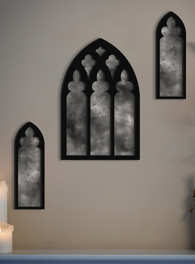 Funlife哥特风教堂花窗磨砂镜子