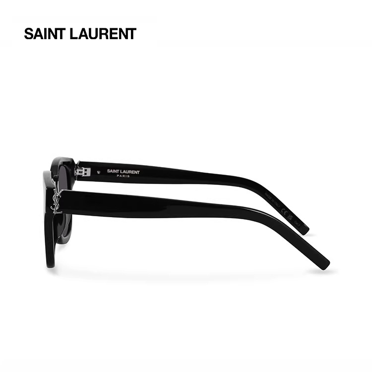 YSL圣罗兰墨镜男女同款防紫外线潮流板材方框太阳眼镜SL M124