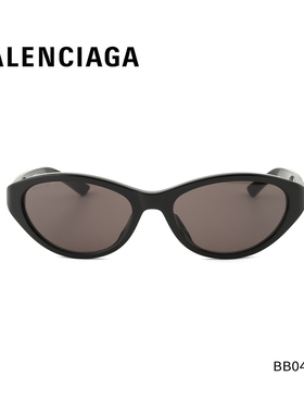 Balenciaga巴黎世家墨镜新款超轻板材椭圆框太阳镜男女 BB0404SK