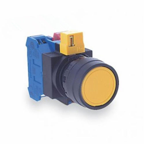 IDEC和泉 22mm 自复位按钮开关 HW1B-M110G 101R 111Y S W B CB10 - 图1