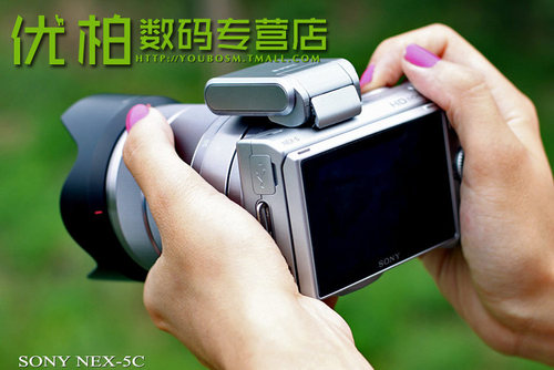 适用 索尼E 18-55遮光罩 NEX-5N NEX7 SH112 E 55-210镜头盖5C F3 3C A3000 E 16 F2.8 UV镜49mm OSS微单配件 - 图1