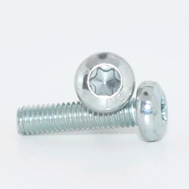 8.8 grade galvanized plum blossom disk head machine screw GB2672