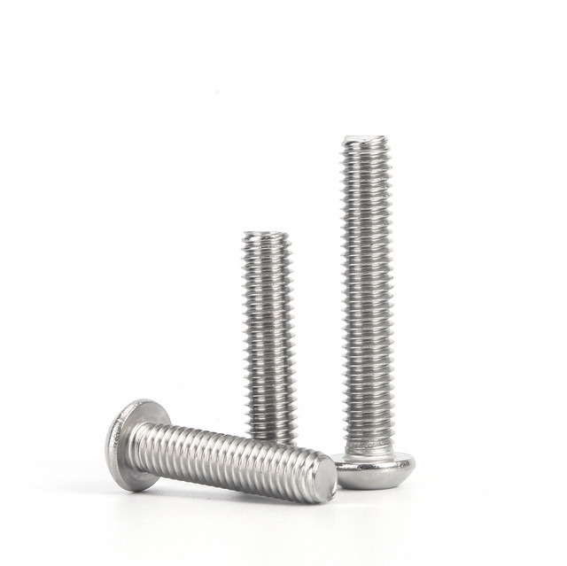 304 stainless steel hexagon screw semicircular head