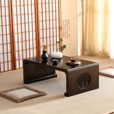 Комплект татами 飘窗小桌子实木榻榻米茶几禅意日式茶桌阳台地台矮桌简约网红炕桌