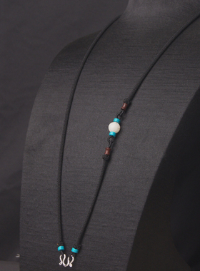 原创菩提根高档吊坠挂绳佛牌链子