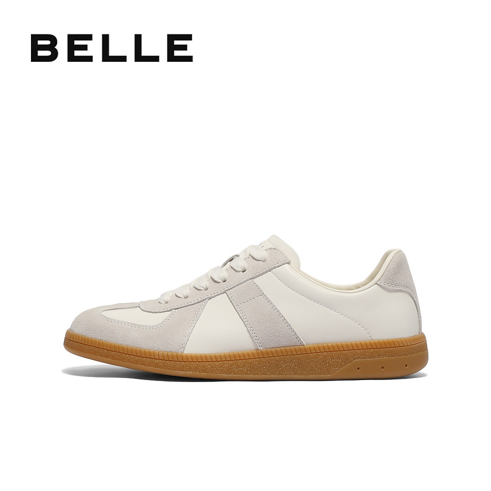 百丽男鞋复古德训鞋男士新款秋季商场款休闲运动板鞋8UM01CM5,淘宝优惠券,粉丝福利购,淘宝优惠卷