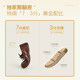 Belle Caramel Toast Birkenstock Lace-up Oxford Shoes Women's New Inner Height Kangaroo Sailing Shoes F2Z1
