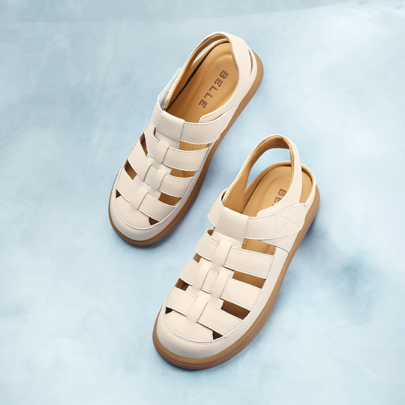  百丽罗马凉鞋