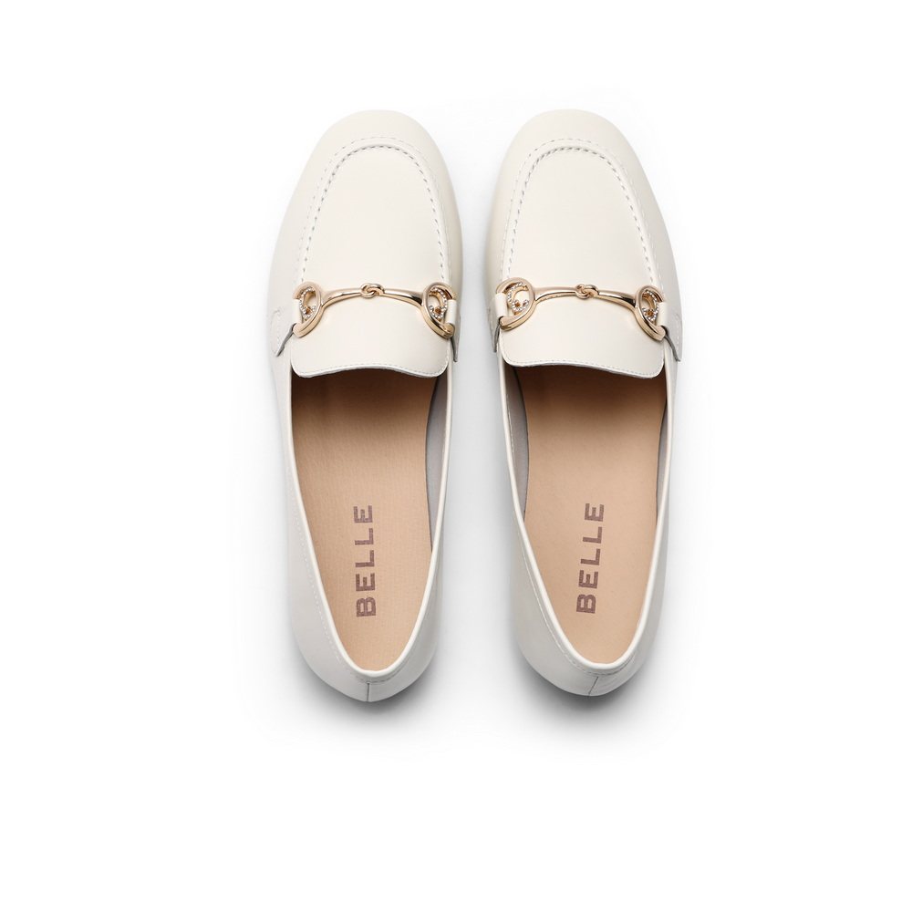 百丽通勤乐福鞋2023春夏新款小皮鞋 百丽乐福鞋（豆豆鞋）