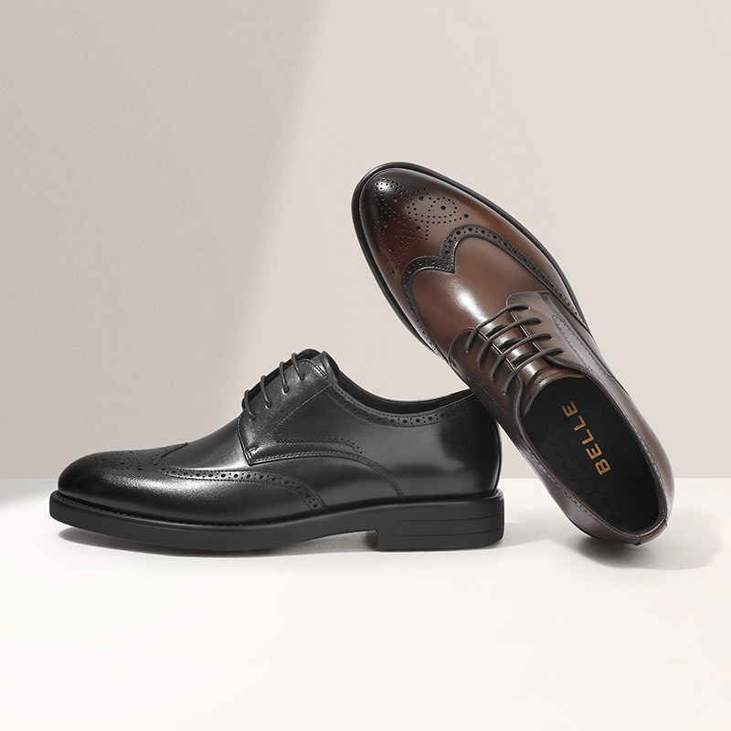 百丽通勤上班商务新款商场同款皮鞋 百丽正装皮鞋