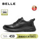 Belle Casual Shoes Men's Shoes 2023 Autumn Cow Leather Business Shoes Thick Sole Sports Shoes Plus Velvet A1354AM4