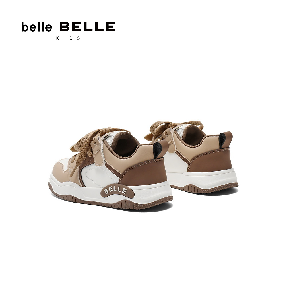 【六一儿童节礼物】百丽童鞋板鞋女2025新款儿童运动休闲小白鞋子