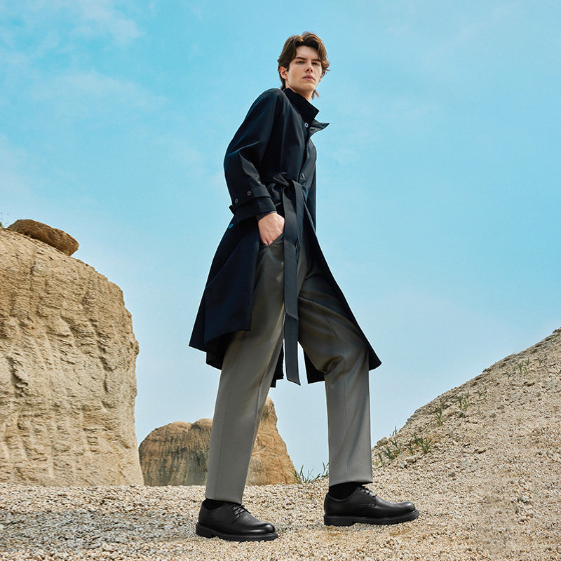 百丽男鞋通勤商务鞋时尚休闲新款牛皮革婚鞋职场正装皮鞋A1208CM3,淘宝优惠券,粉丝福利购,淘宝优惠卷