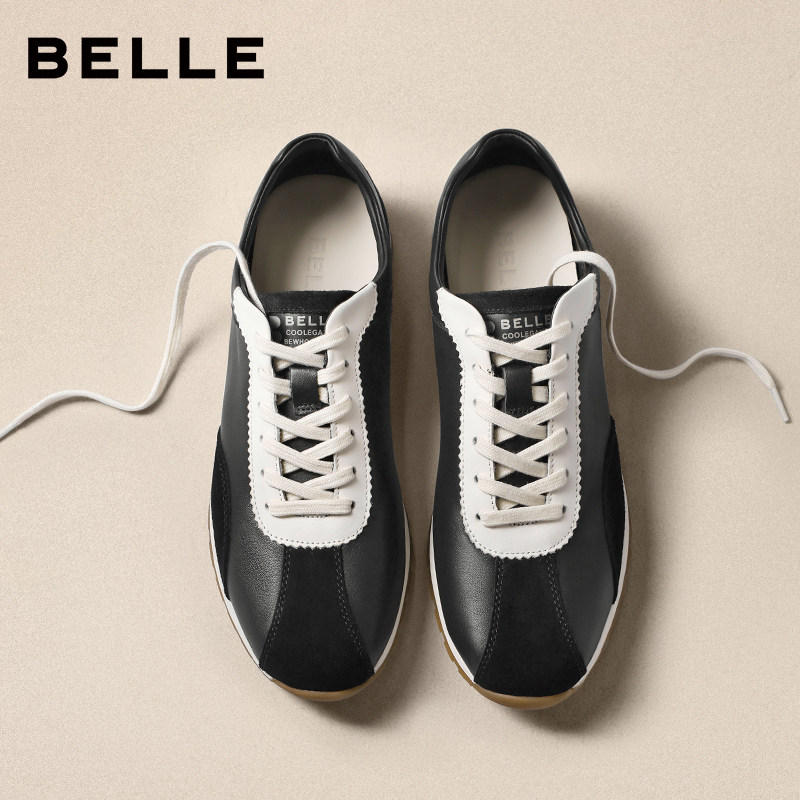 百丽男鞋阿甘德训赛车鞋男士26新款春季商场款休闲运动鞋8ZG01AM6,淘宝优惠券,粉丝福利购,淘宝优惠卷