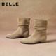 Belle women's boots Maillard piles of western boots new snow boots knight boots slim short boots B2964DZ5