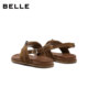 Belle Women's Shoes Herringbone Sandals 2026 Summer New Style Lightweight Thin Sole Casual Vacation Sandals B3184BL6 Pre-
