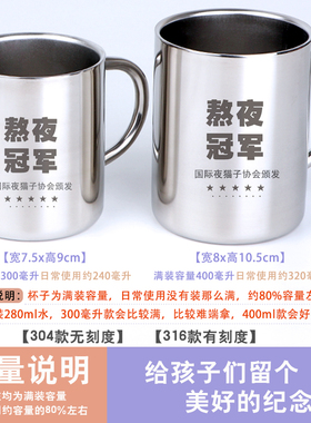 搞笑水杯食品级不锈钢创意