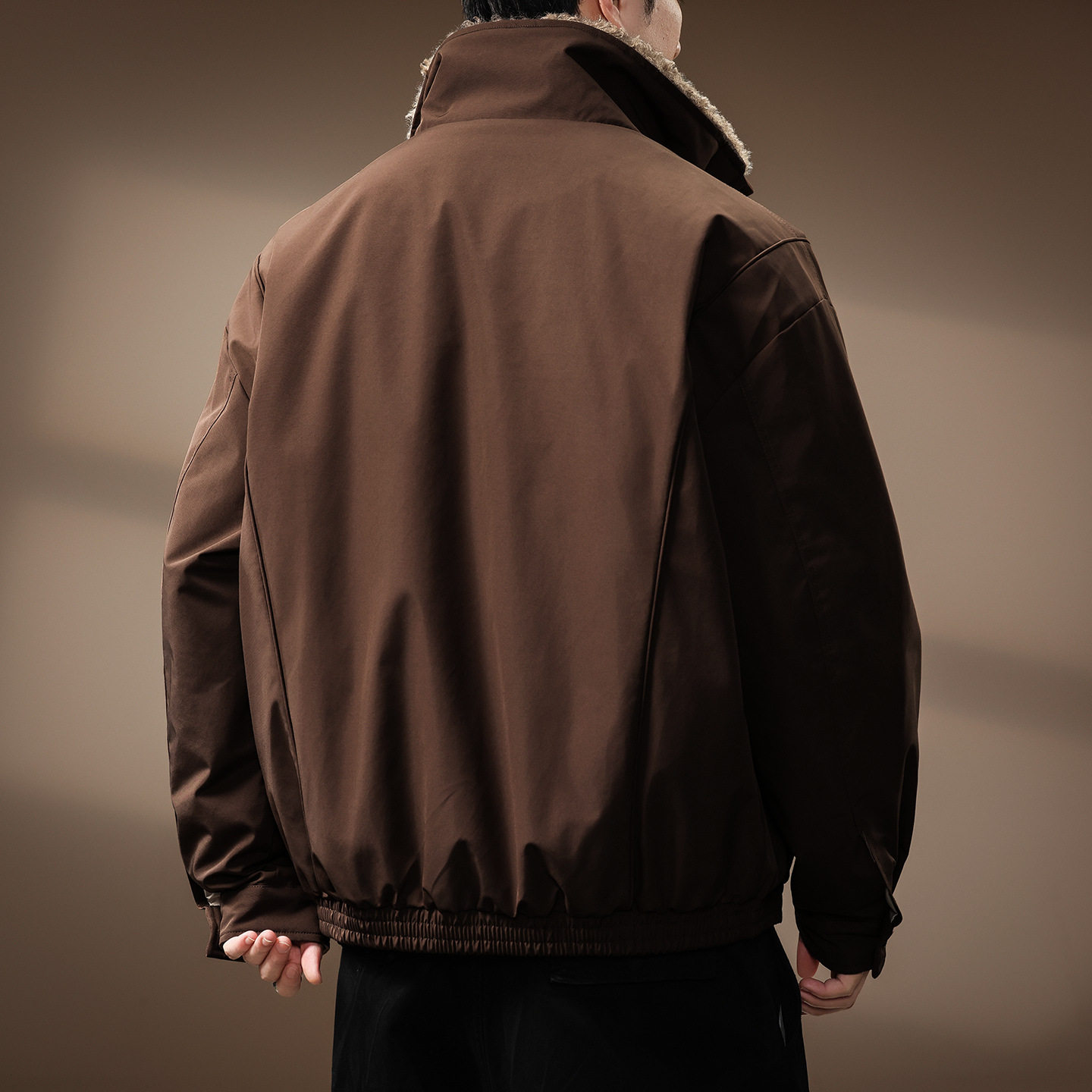 高端座山雕羊羔绒飞行员羽绒服男士冬季新款重磅保暖工装夹克外套,淘宝优惠券,粉丝福利购,淘宝优惠卷