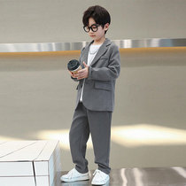 Boy suits suit Inlan children Leisure Little West clothes handsome flowers Boy 2024 new CUHK Fairy Gown