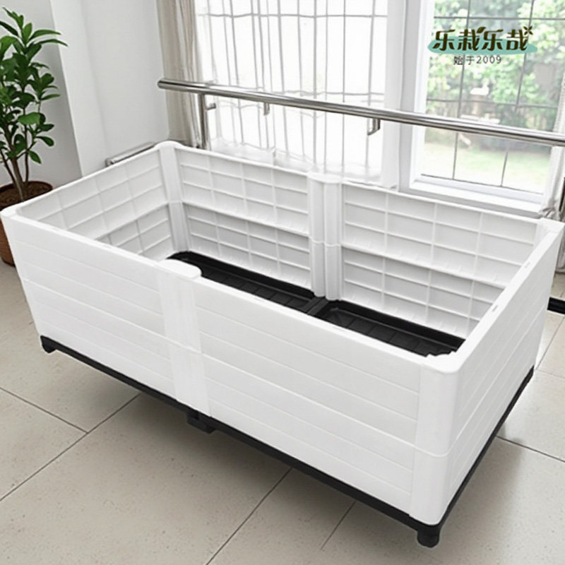 阳台种菜盆种菜专用箱蔬菜种植箱大花盆种菜专用盆楼顶菜园箱白30,淘宝优惠券,粉丝福利购,淘宝优惠卷