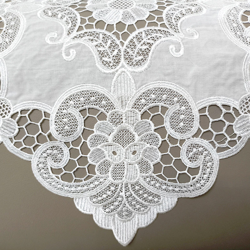 绣花沙发巾蕾丝防尘盖巾镂空复古正方形餐桌布艺桌布装饰拍摄垫,淘宝优惠券,粉丝福利购,淘宝优惠卷