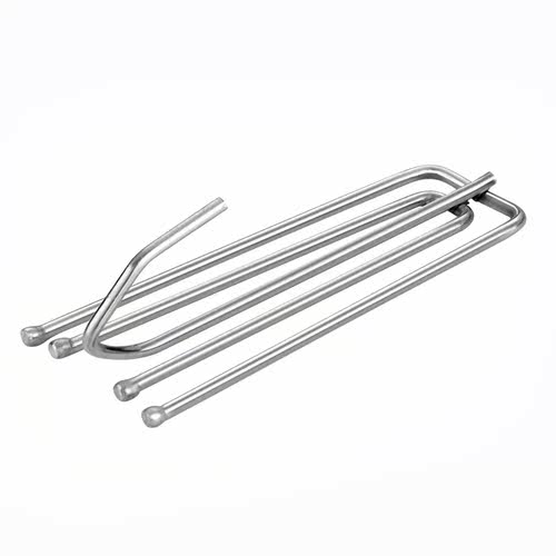 窗帘挂钩配件不锈钢四爪钩s钩子防锈窗帘勾布钩布带夹子扣环勾子 - 图3