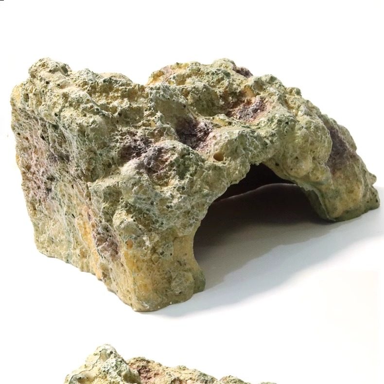 爬宠仿真岩石造景躲避守宫蜥蜴宠物蛇洞穴躲避沙漠宠物躲避屋装饰,淘宝优惠券,粉丝福利购,淘宝优惠卷