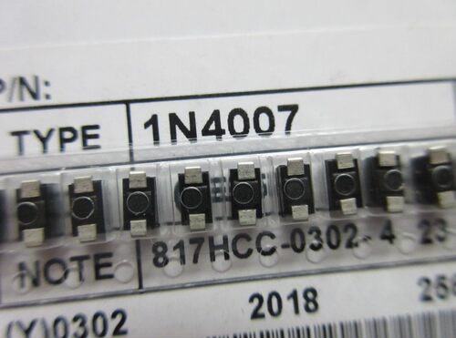 M7 4*2.5MM整流二极管1A1000V SMA贴片1N4007 50个=1.4元一盘2000 - 图0